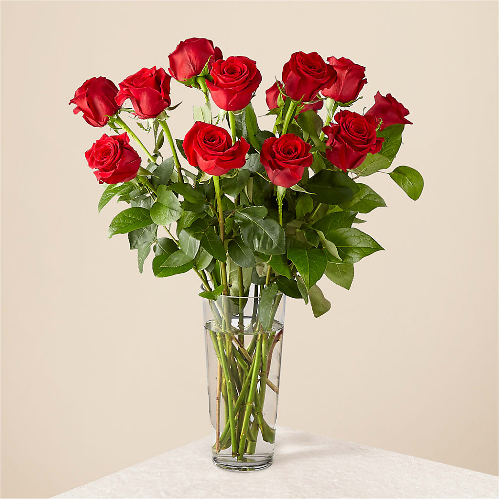 Long Stem Red Rose Bouquet – Olas Flower, Bothell WA
