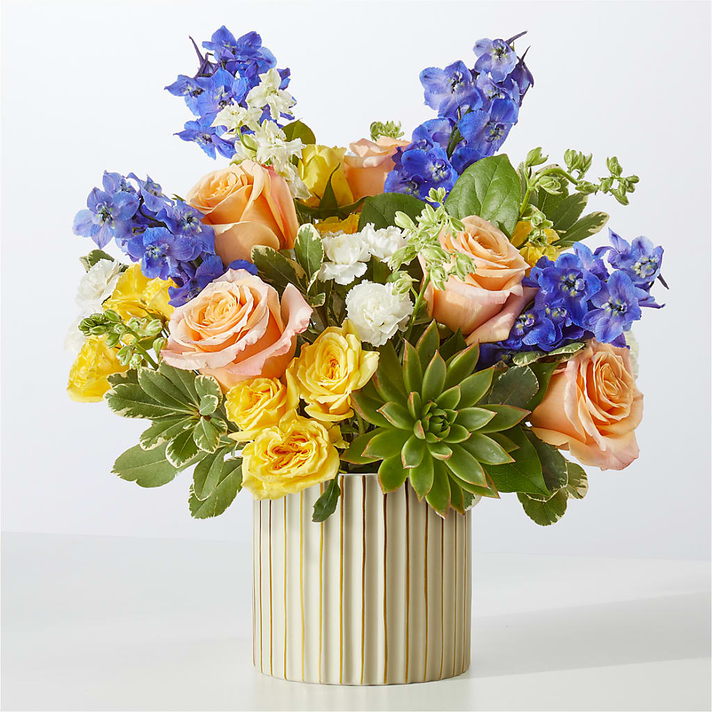 Cobalt Reverie Bouquet – Olas Flower, Bothell WA