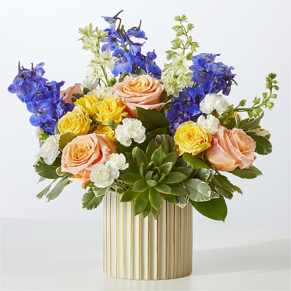 Cobalt Reverie Bouquet – Olas Flower, Bothell WA