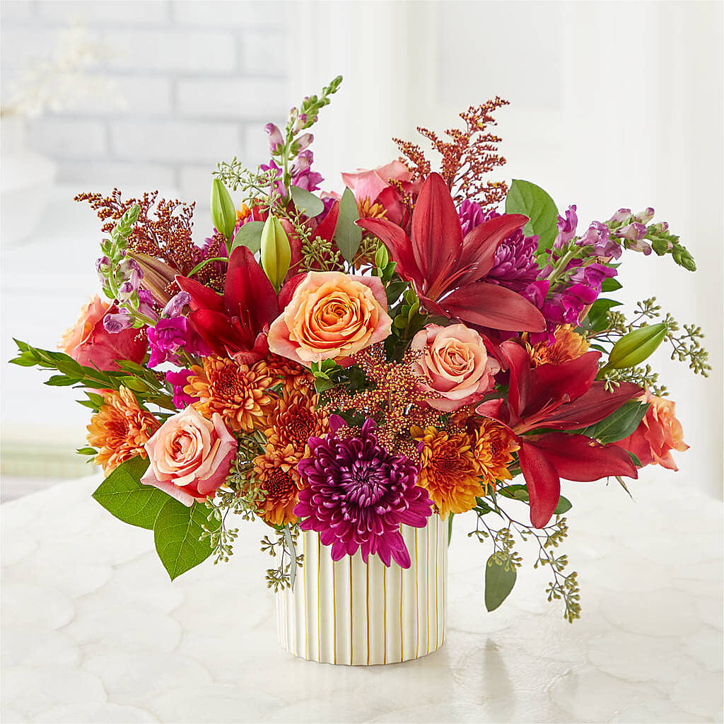 Burgundy Landscape Bouquet – Olas Flower, Bothell WA
