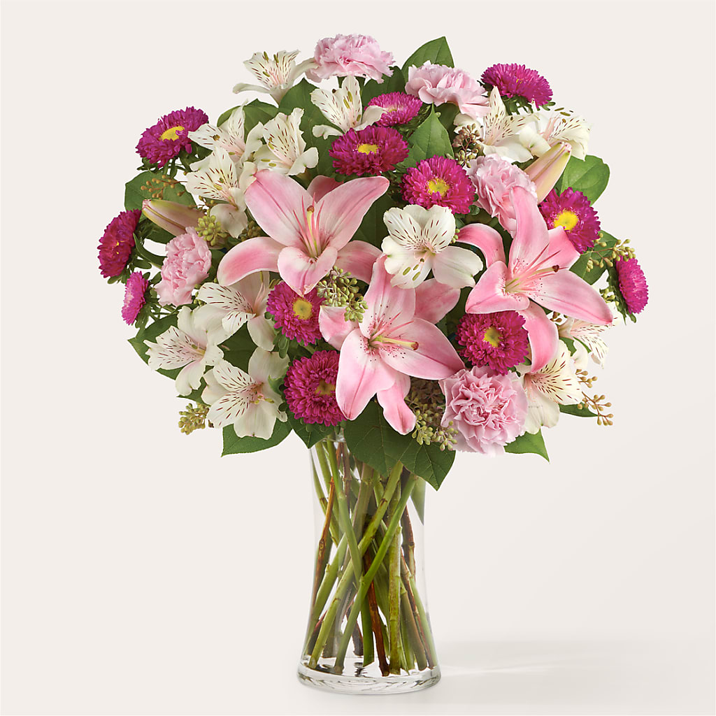 Feeling Fuchsia Bouquet – Olas Flower, Bothell WA