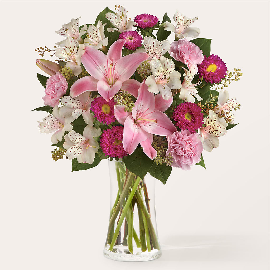 Feeling Fuchsia Bouquet – Olas Flower, Bothell WA