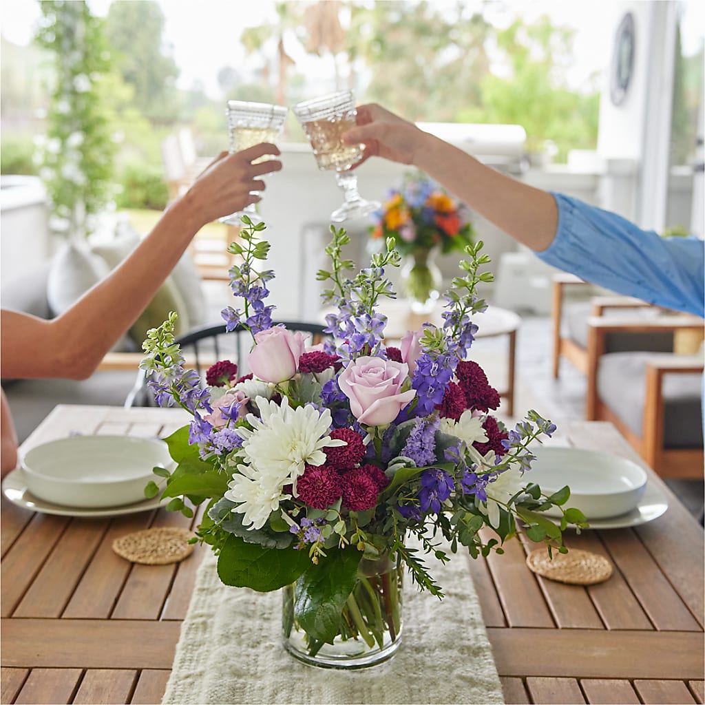 Violet Frost Bouquet – Olas Flower, Bothell WA