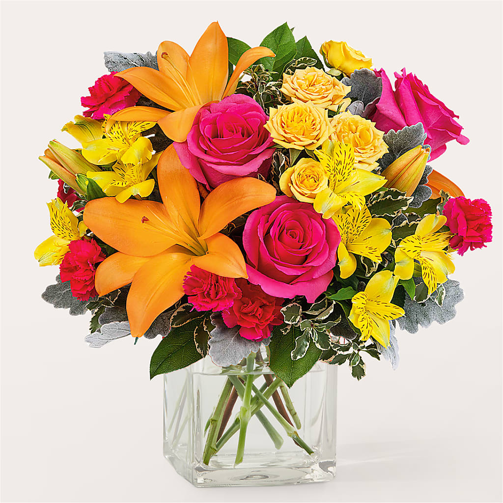 To the Tropics Bouquet – Olas Flower, Bothell WA