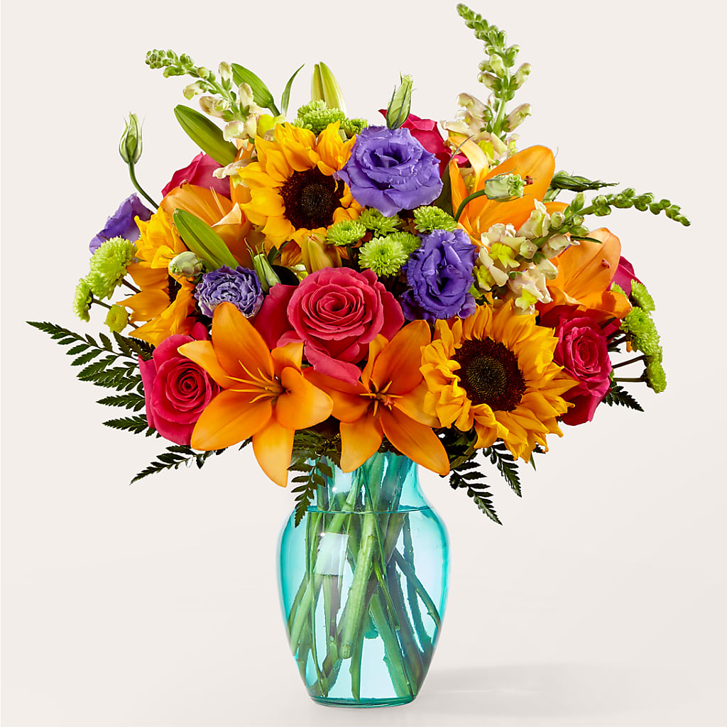 Double Rainbow Bouquet – Olas Flower, Bothell WA