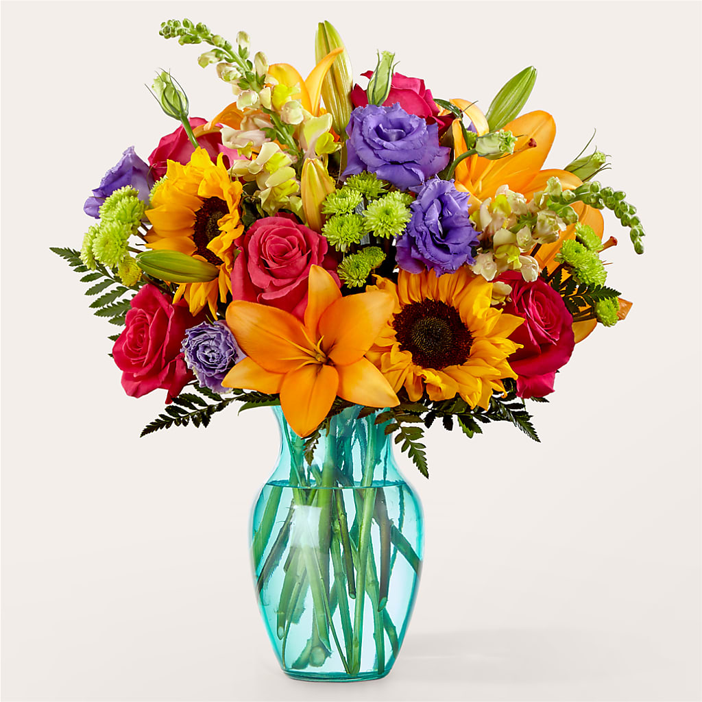 Double Rainbow Bouquet – Olas Flower, Bothell WA