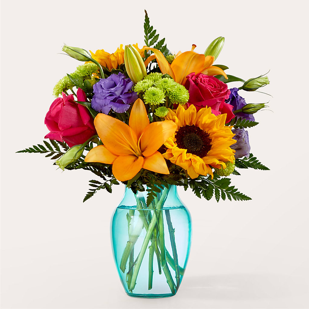 Double Rainbow Bouquet – Olas Flower, Bothell WA