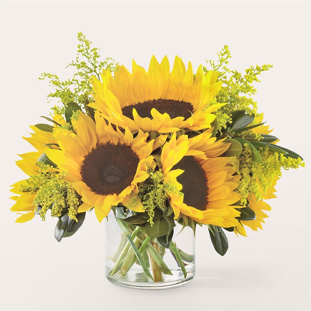 Beaming Sunflower Bouquet – Olas Flower, Bothell WA
