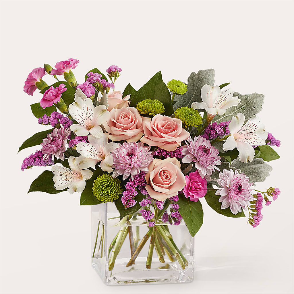 Pink Suede Bouquet – Olas Flower, Bothell WA