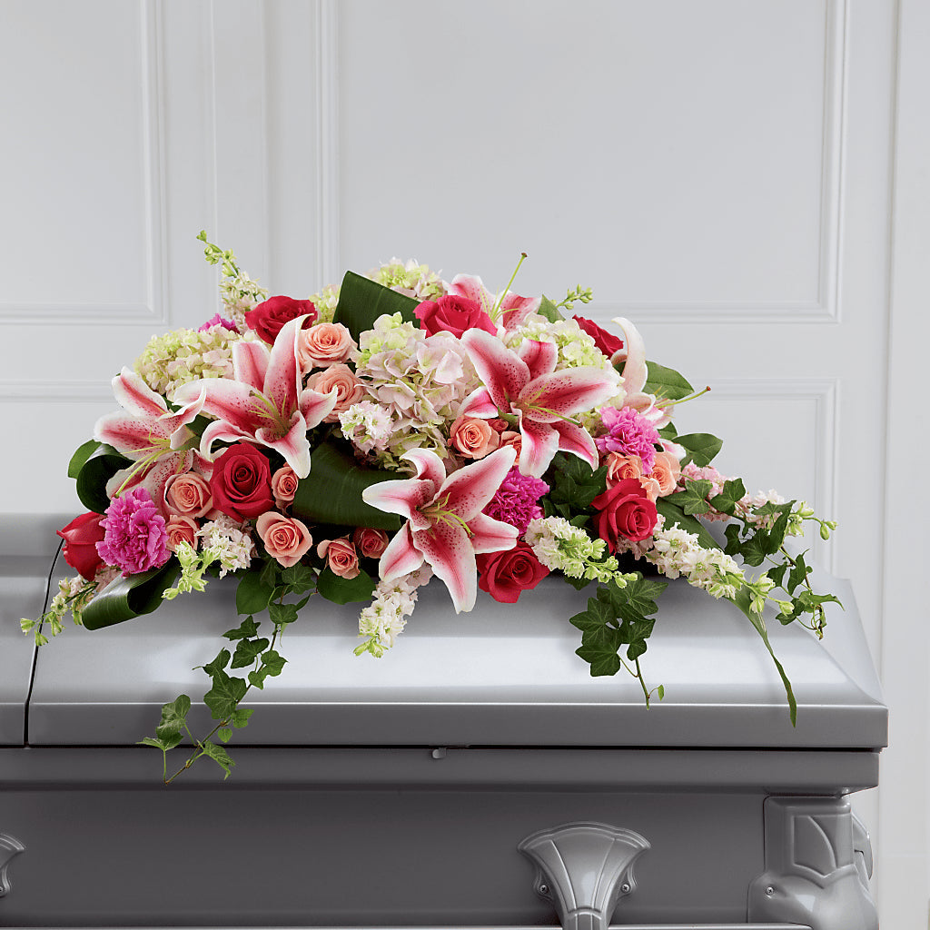 Splendid Grace Casket Spray – Olas Flower, Bothell WA