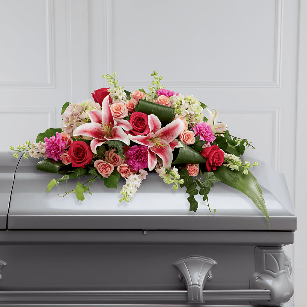 Splendid Grace Casket Spray – Olas Flower, Bothell WA