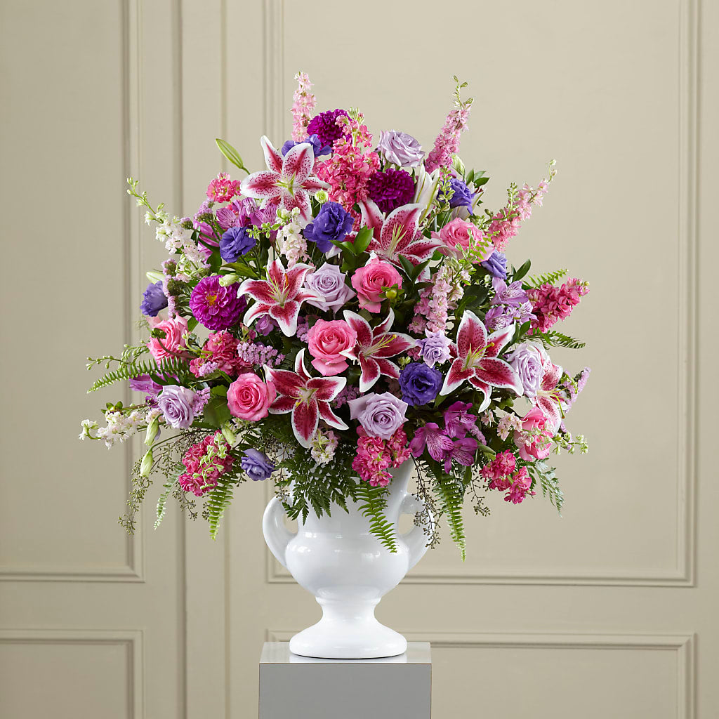 Peaceful Tribute Arrangement – Olas Flower, Bothell WA