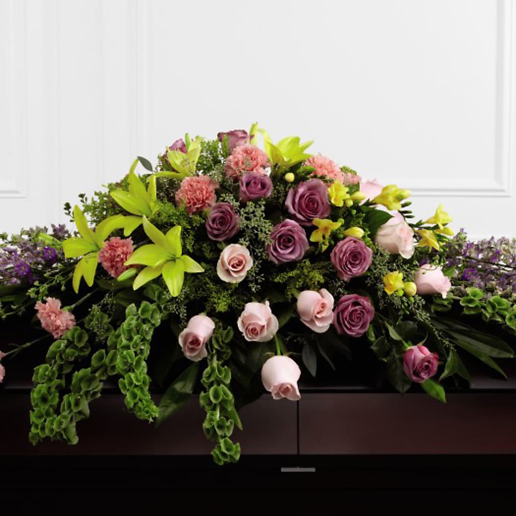 Forever Beloved Casket Spray – Olas Flower, Bothell WA