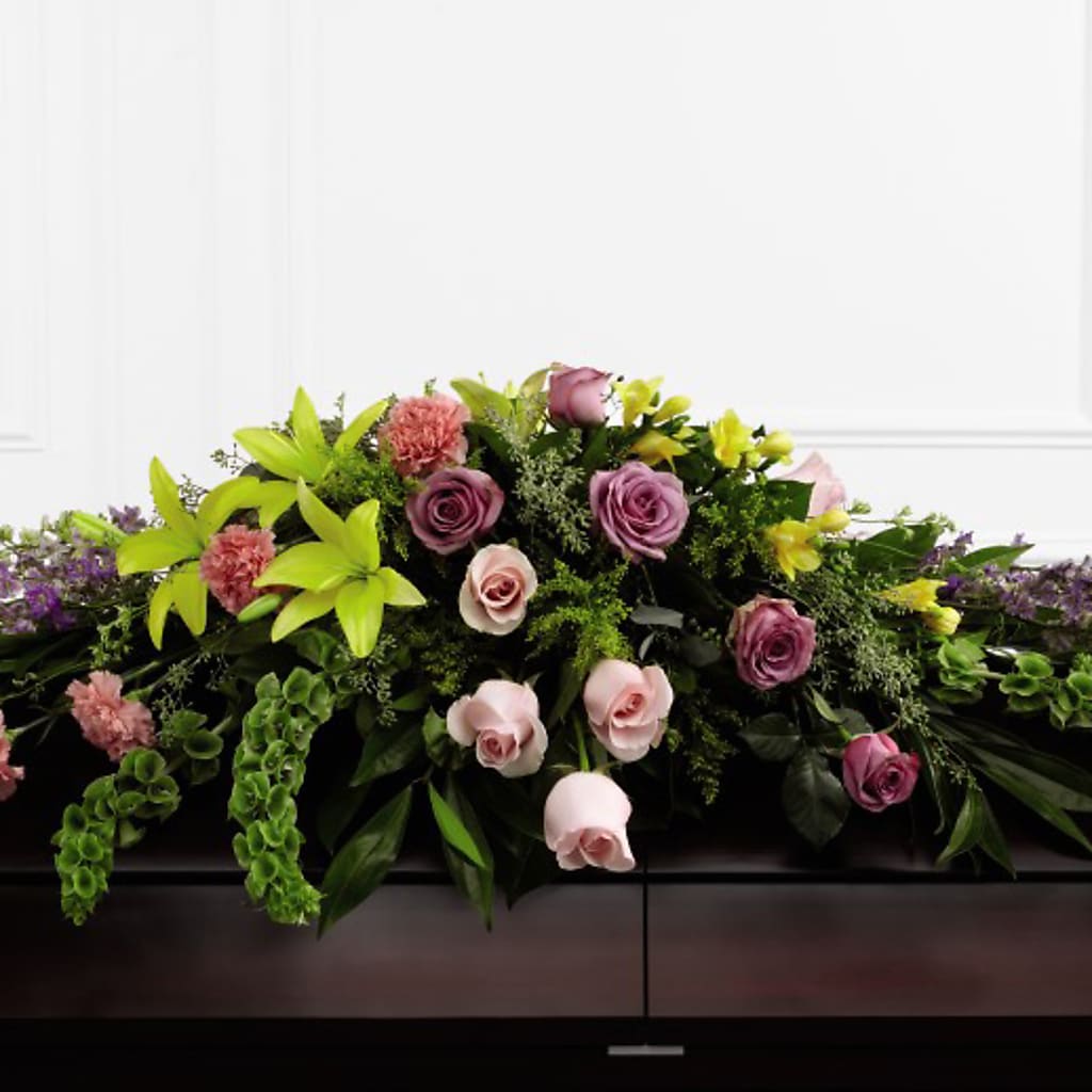 Forever Beloved Casket Spray – Olas Flower, Bothell WA