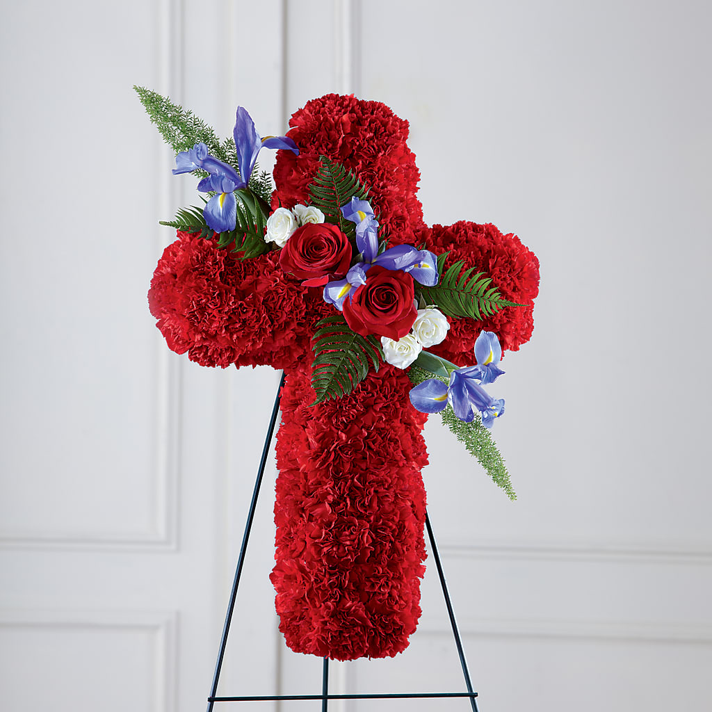 Faithful Hero Floral Cross – Olas Flower, Bothell WA