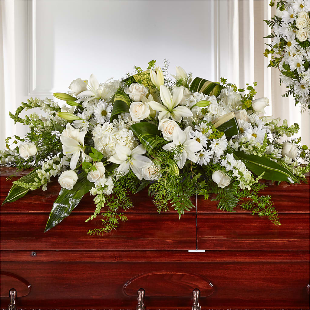 Abundance Casket Spray – Olas Flower, Bothell WA