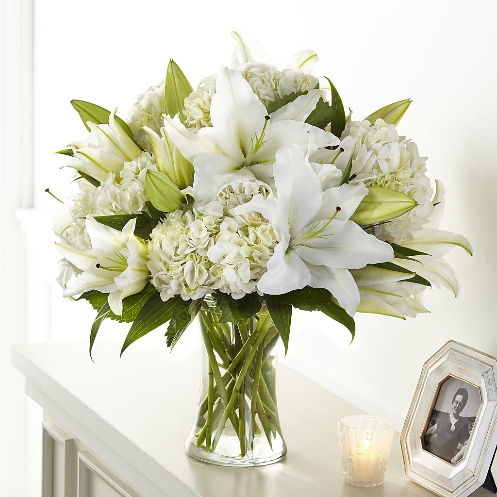 Compassionate Lily Bouquet – Olas Flower, Bothell WA