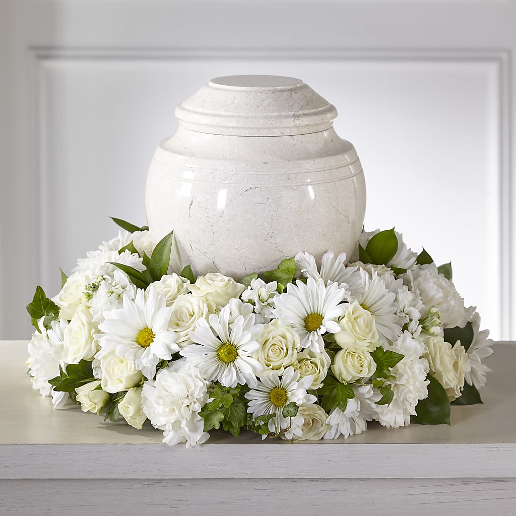 Ivory Gardens Cremation Adornment – Olas Flower, Bothell WA