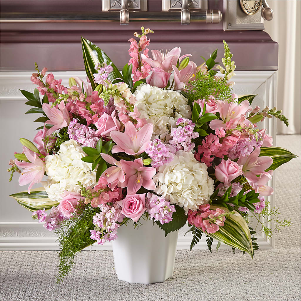 Simply Serene Floor Basket – Olas Flower, Bothell WA