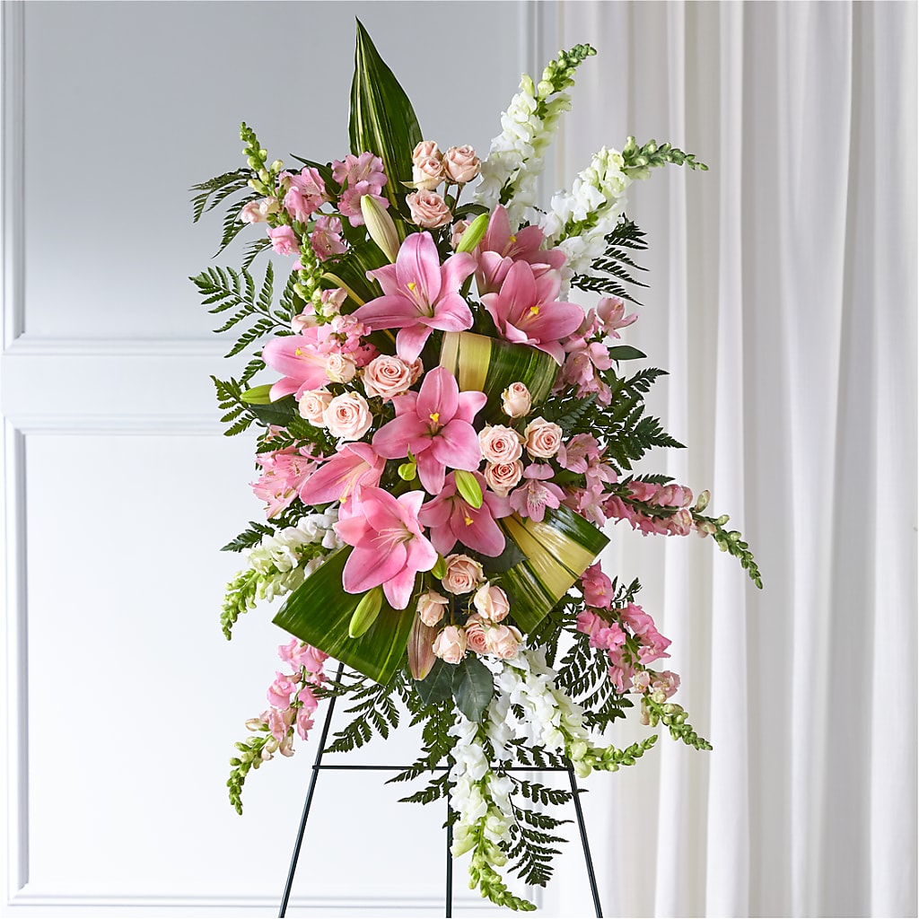Elegant Embrace Standing Spray – Olas Flower, Bothell WA