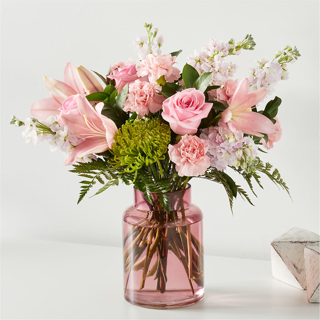 Pretty in Pink Bouquet – Olas Flower, Bothell WA
