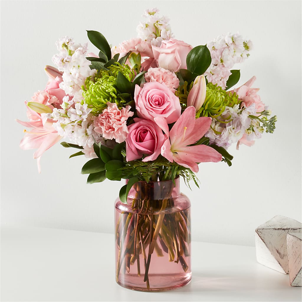 Pretty in Pink Bouquet – Olas Flower, Bothell WA
