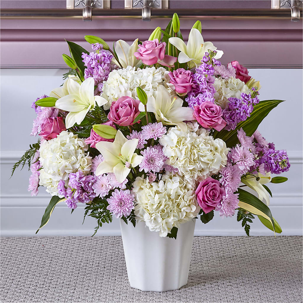Heaven Sent Floor Basket – Olas Flower, Bothell WA