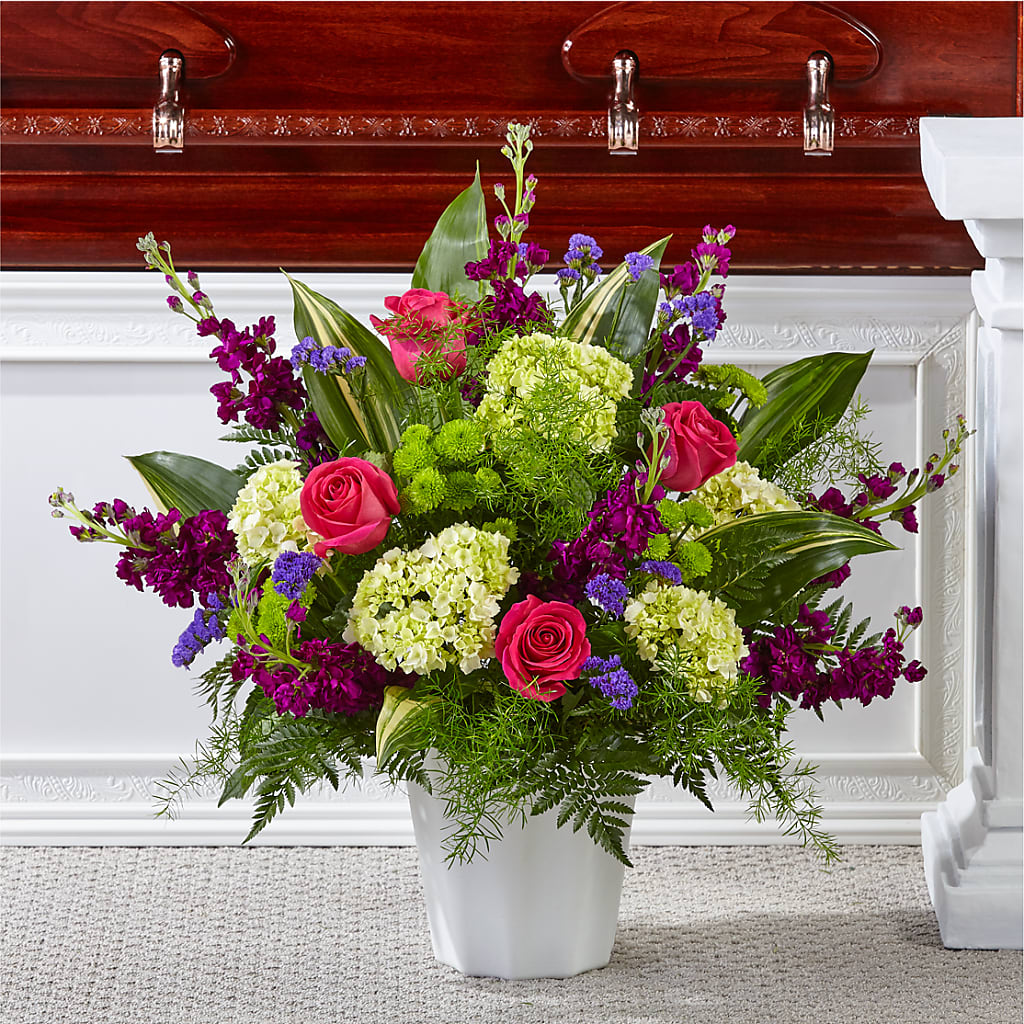 Beautiful Horizons Floor Basket – Olas Flower, Bothell WA