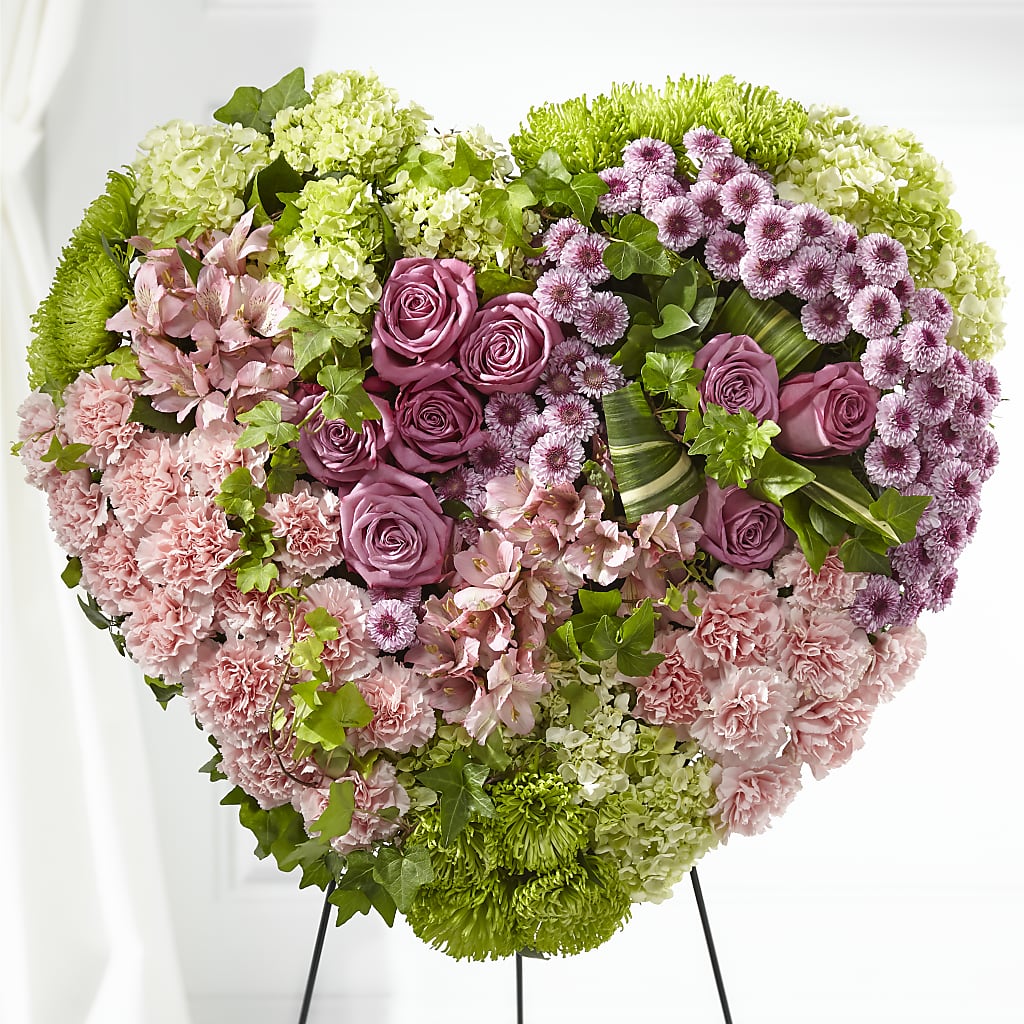 Heartwarming Standing Heart – Olas Flower, Bothell WA
