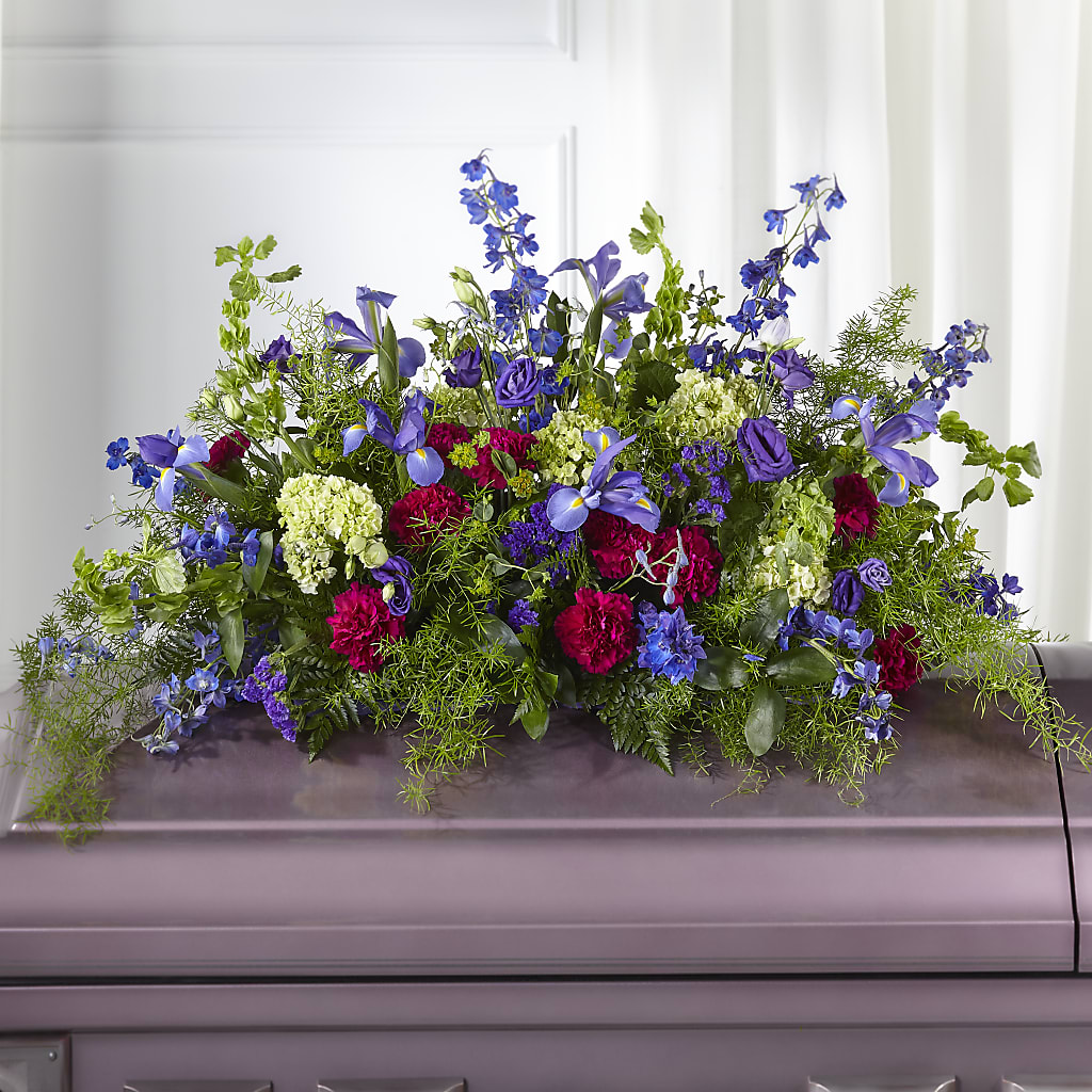 Always Treasured Casket Spray – Olas Flower, Bothell WA