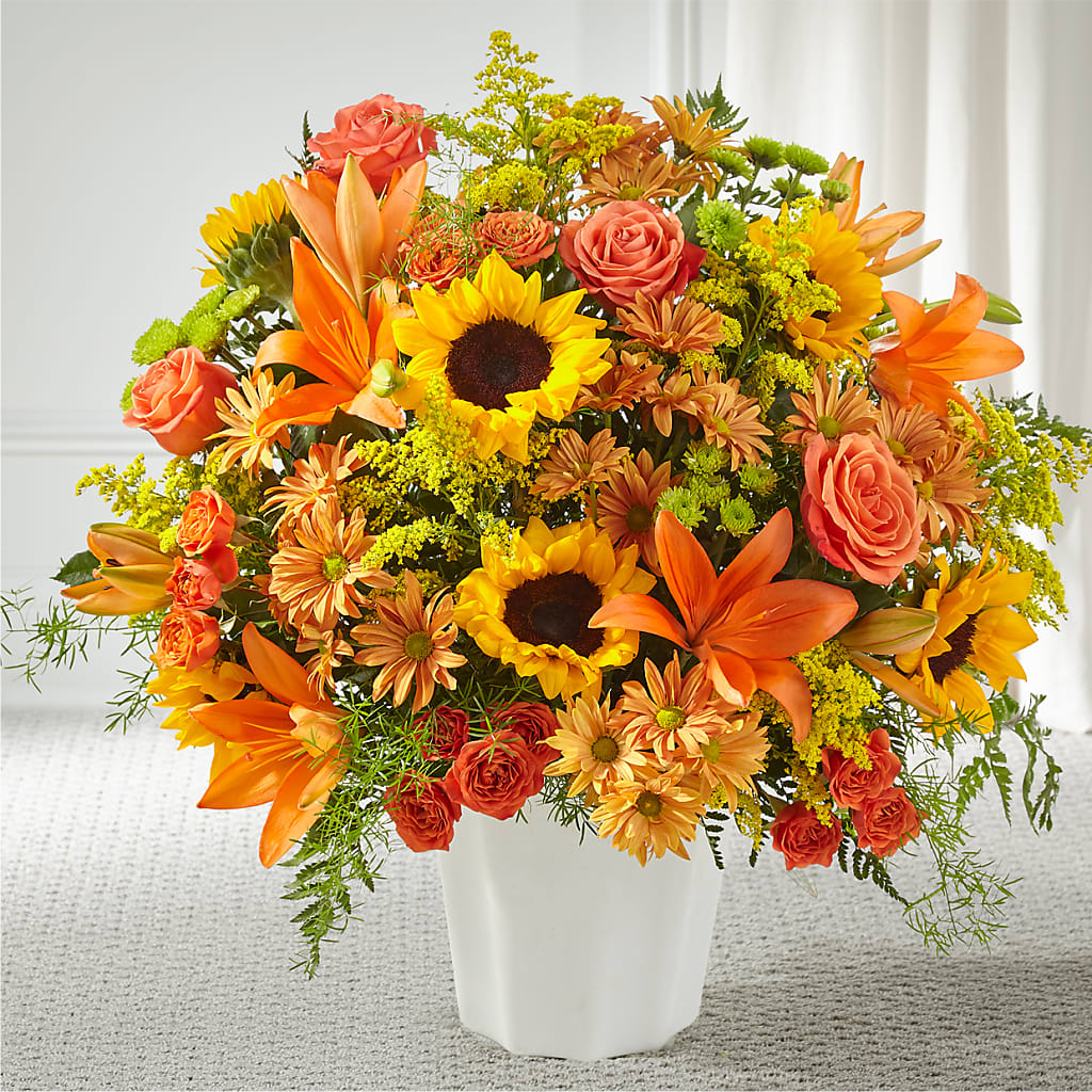 Harvest Thoughts Floor Basket – Olas Flower, Bothell WA