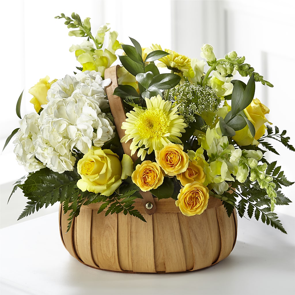 Rustic Remembrance Basket – Olas Flower, Bothell WA