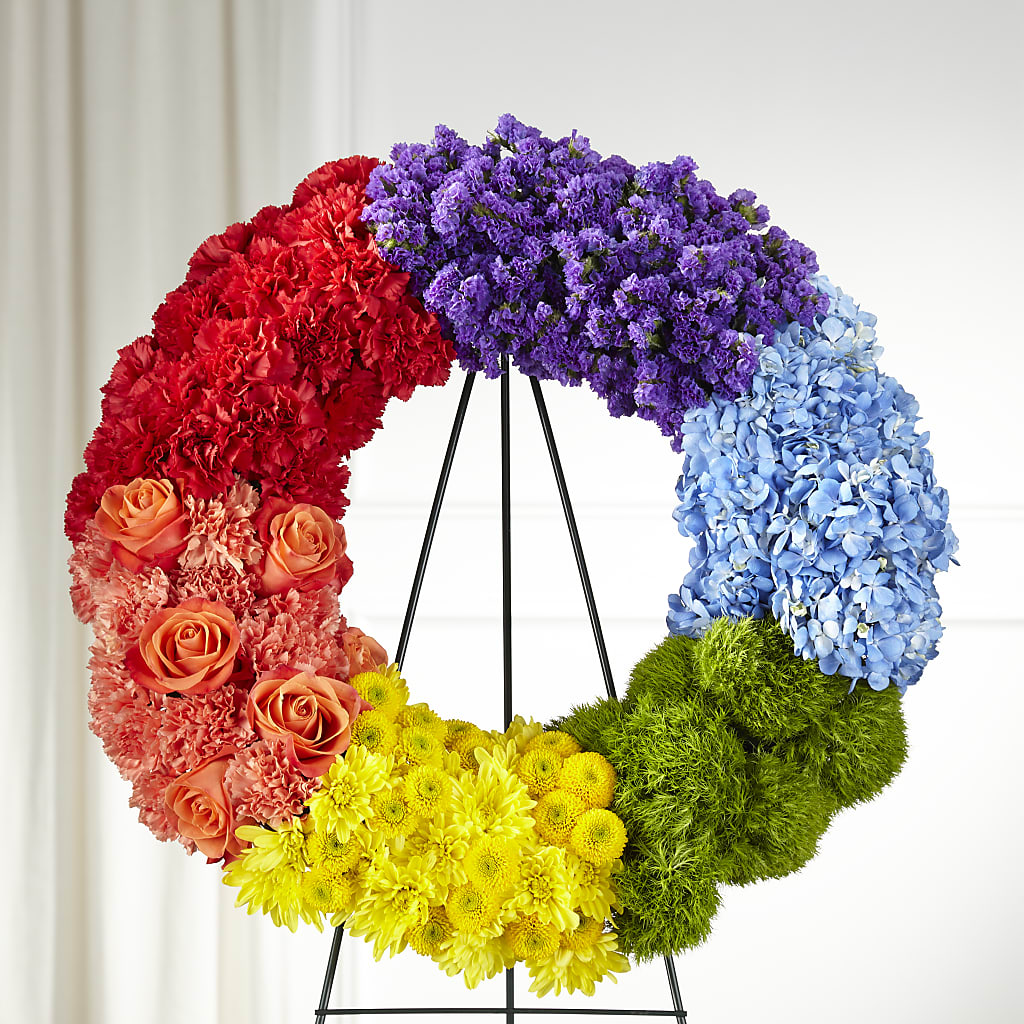 Circle of Love Wreath – Olas Flower, Bothell WA