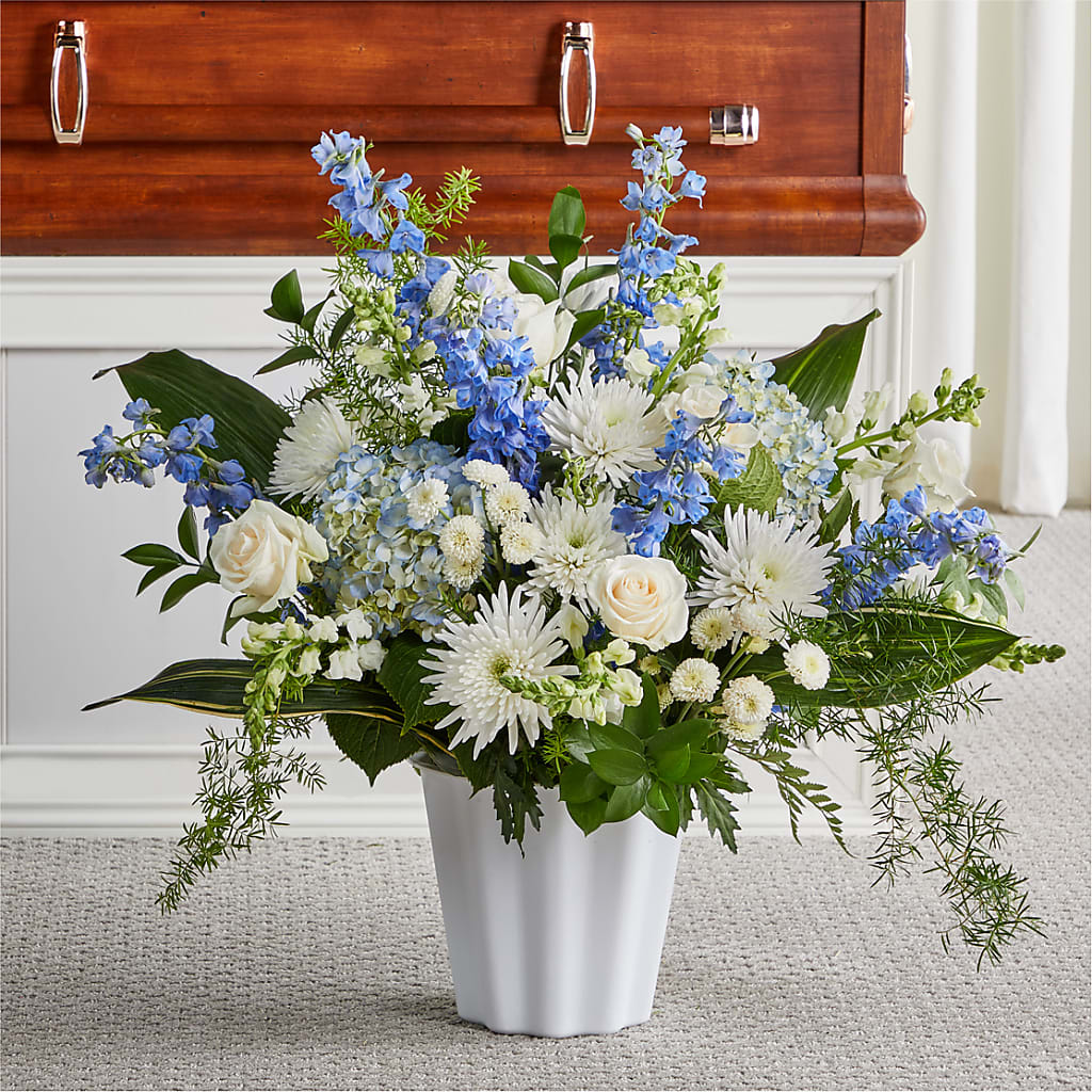 Everlasting Memories Floor Basket – Olas Flower, Bothell WA