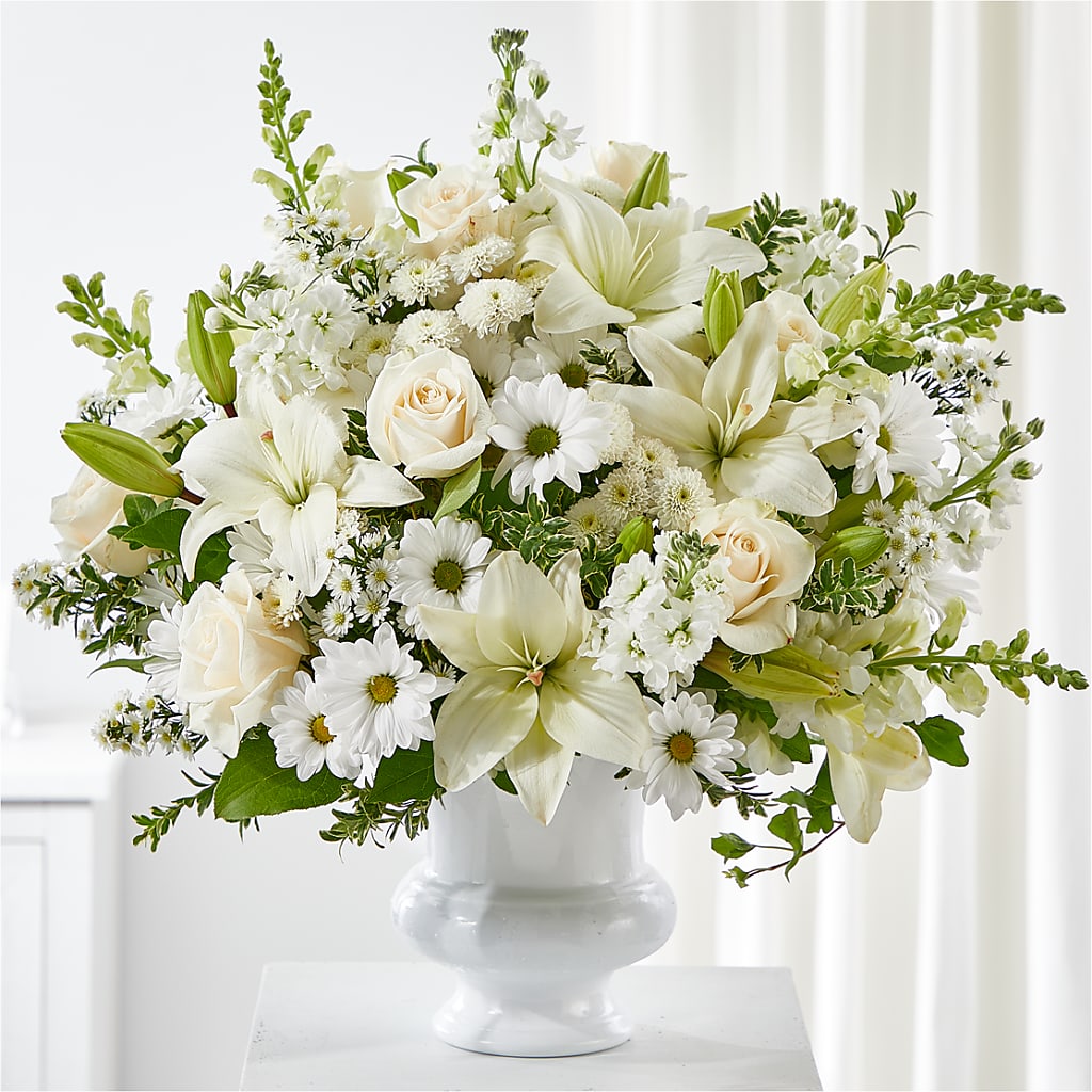 Uplifting Urn Arrangement – Olas Flower, Bothell WA
