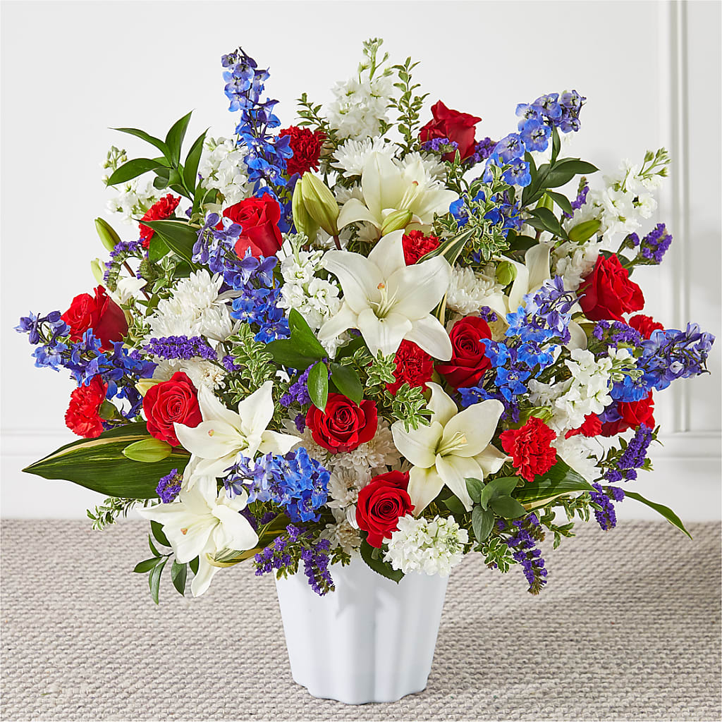 Consoled Floor Basket – Olas Flower, Bothell WA