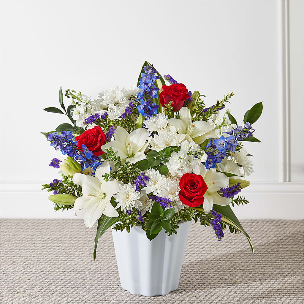 Consoled Floor Basket – Olas Flower, Bothell WA