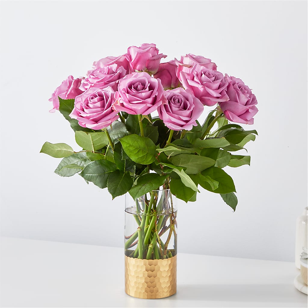 Secret Admirer Lavender Rose Bouquet – Olas Flower, Bothell WA