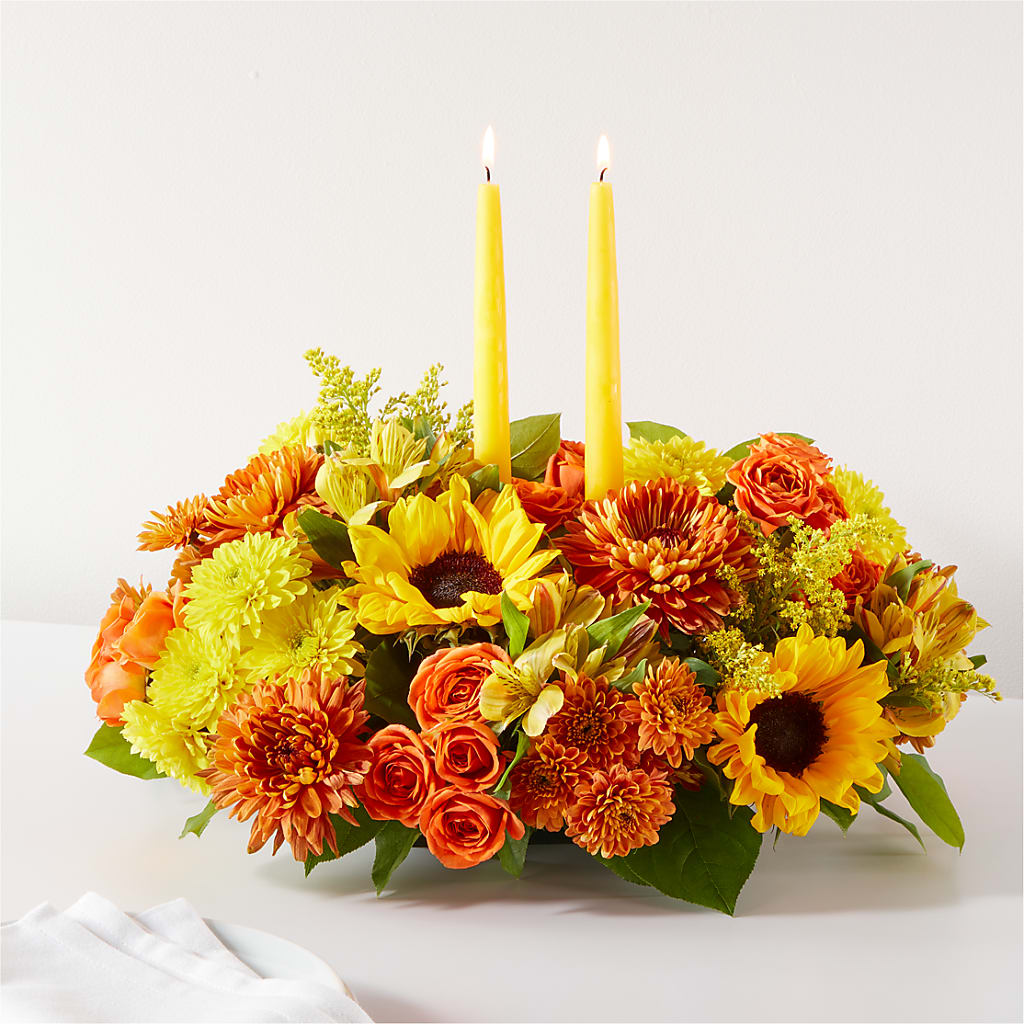 Autumn Harmony Centerpiece – Olas Flower, Bothell WA