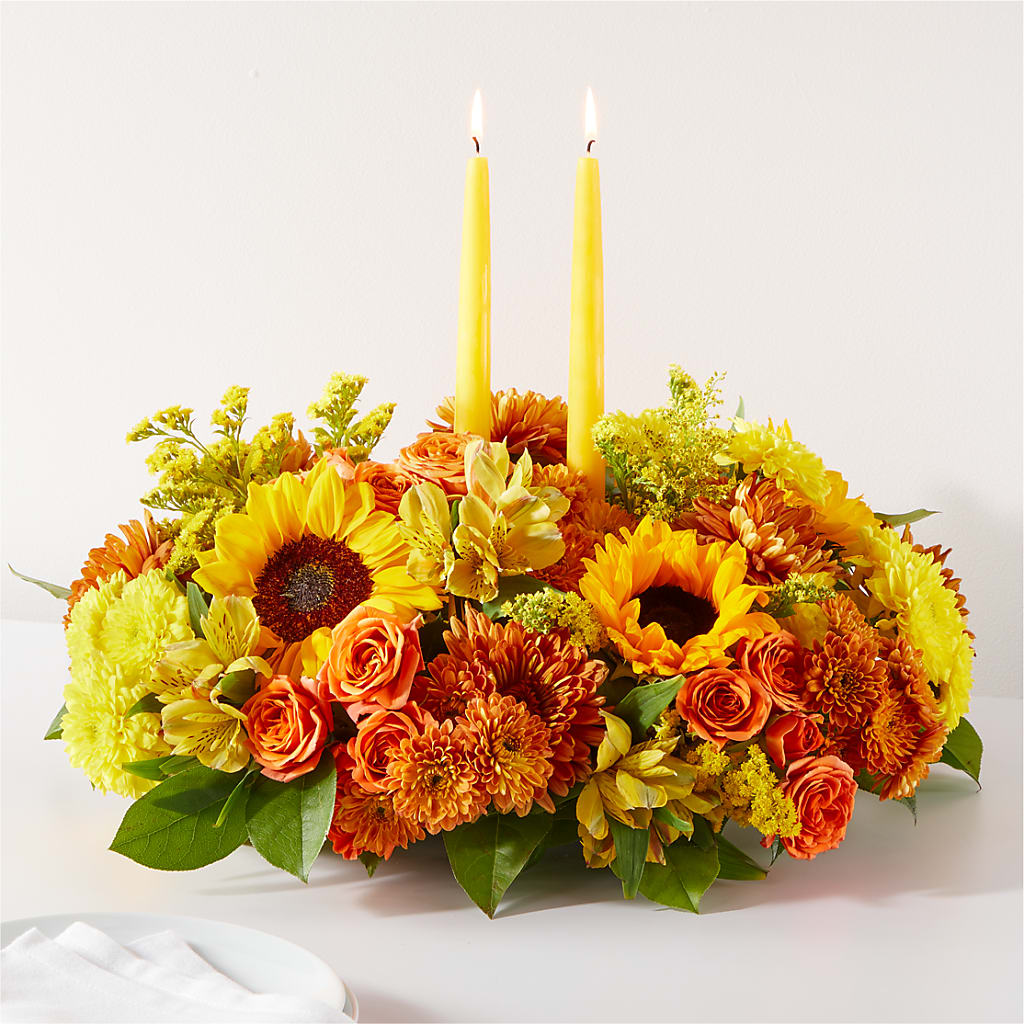 Autumn Harmony Centerpiece – Olas Flower, Bothell WA