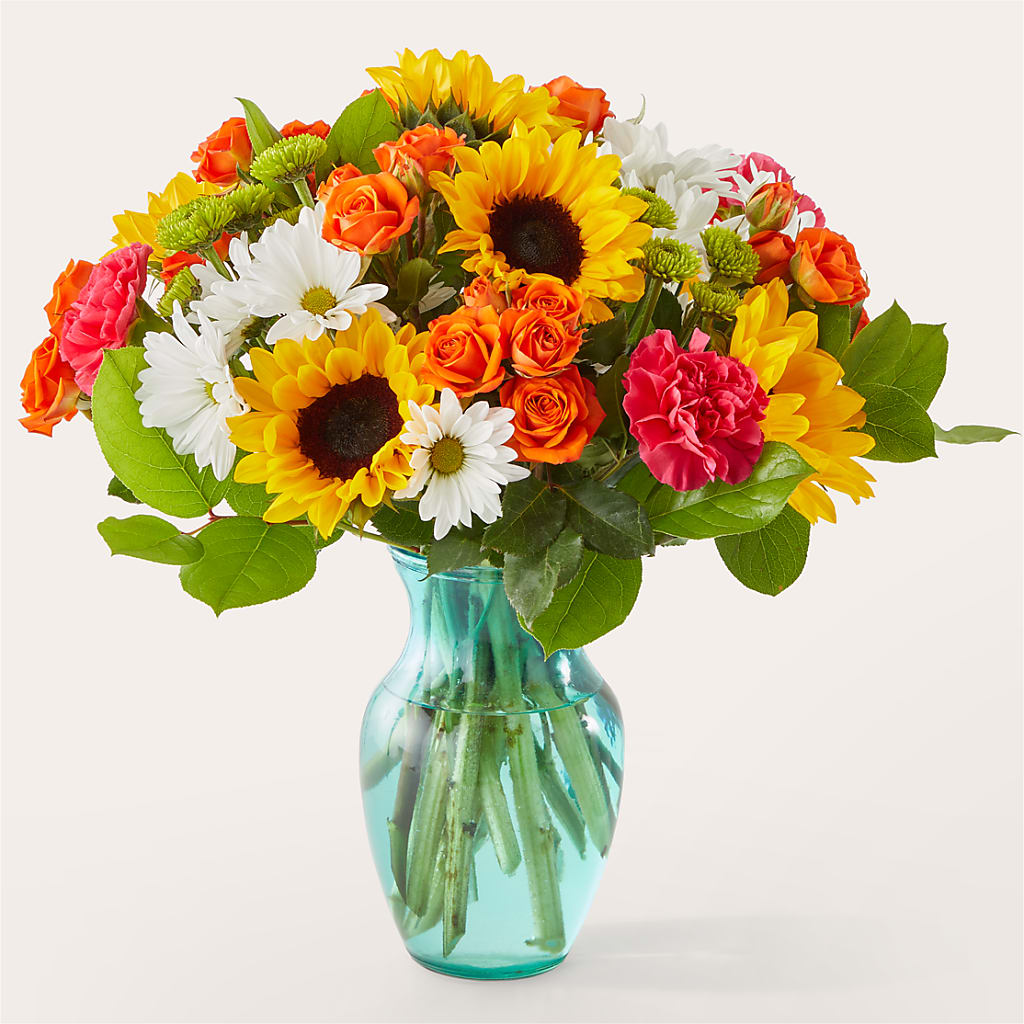 Sun-drenched Blooms Bouquet – Olas Flower, Bothell WA