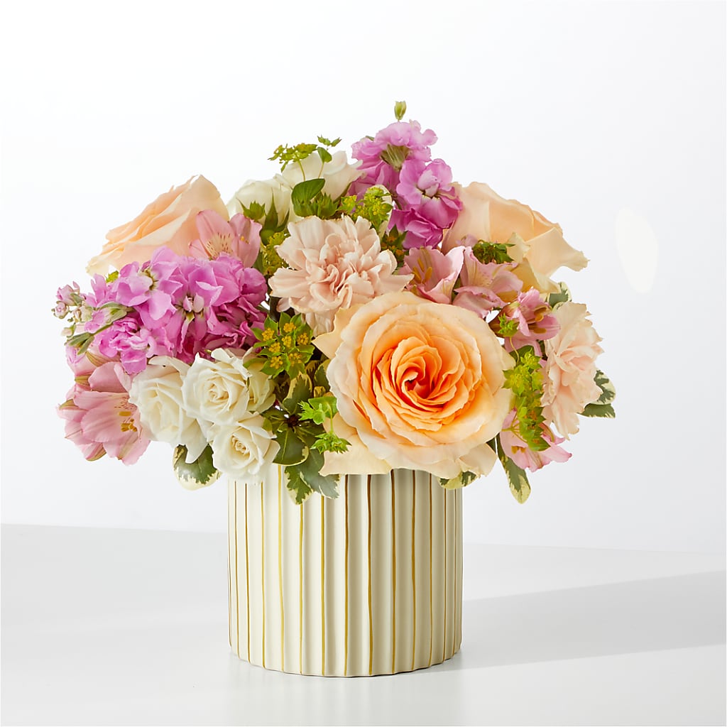 Paradise Bouquet with Ivory Vase – Olas Flower, Bothell WA