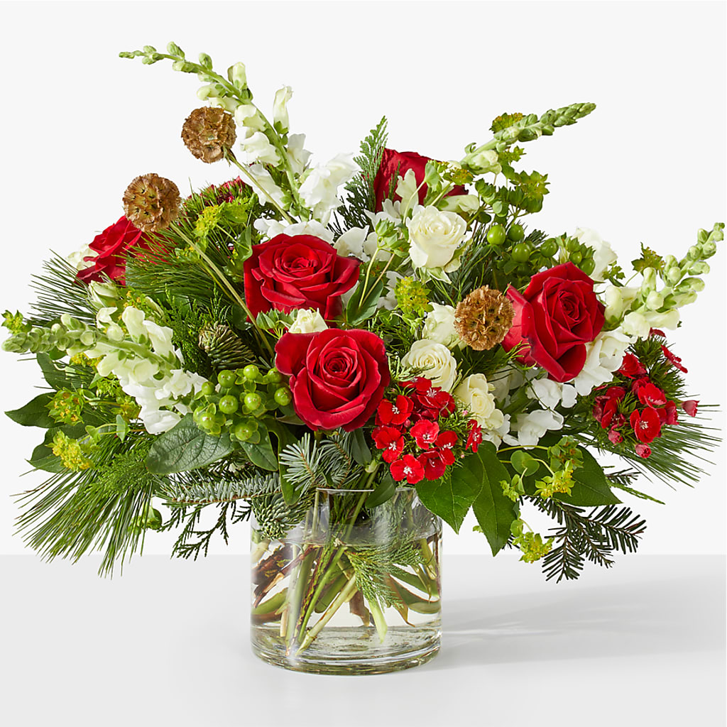 Deck the Halls Bouquet – Olas Flower, Bothell WA