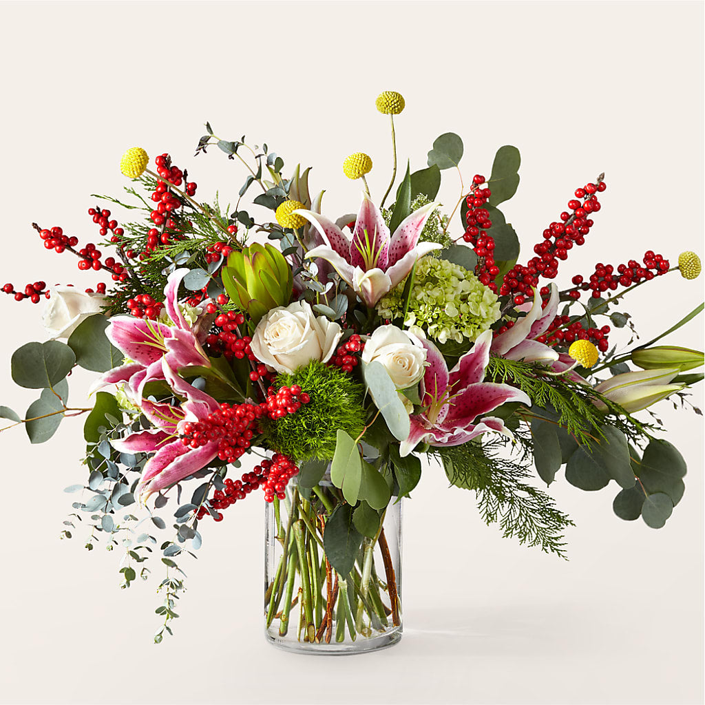 Berry & Bright Bouquet – Olas Flower, Bothell WA