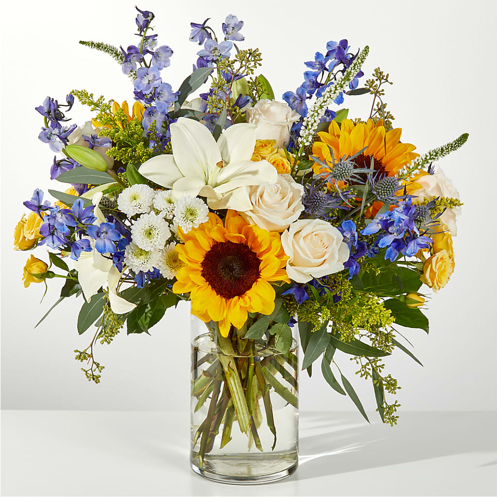 Wonderfully Sunny Bouquet – Olas Flower, Bothell WA