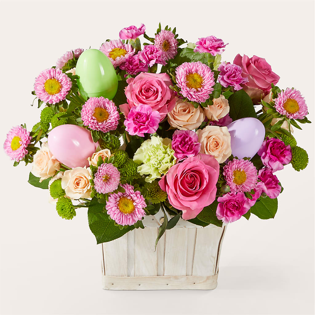 Get Eggcited Basket – Olas Flower, Bothell WA