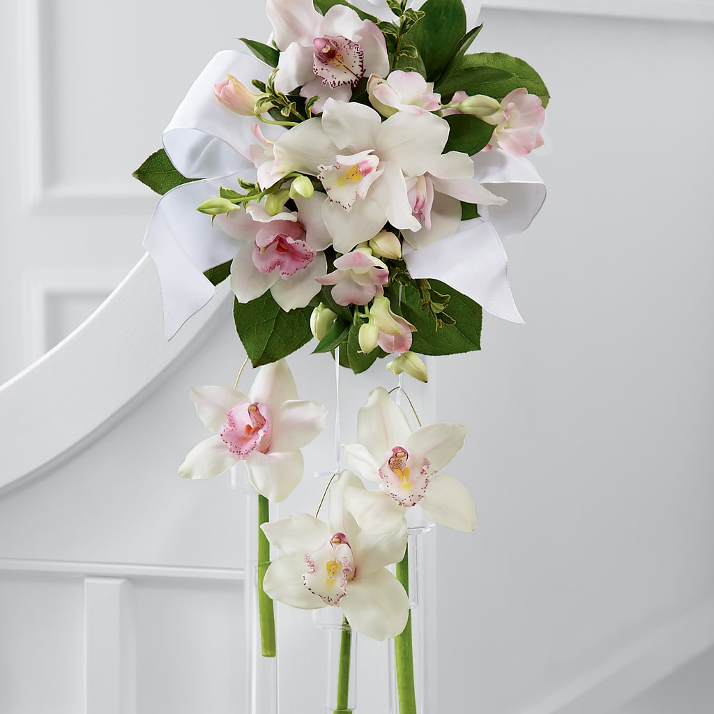 Perfect Entrance Pew Arrangement – Olas Flower, Bothell WA