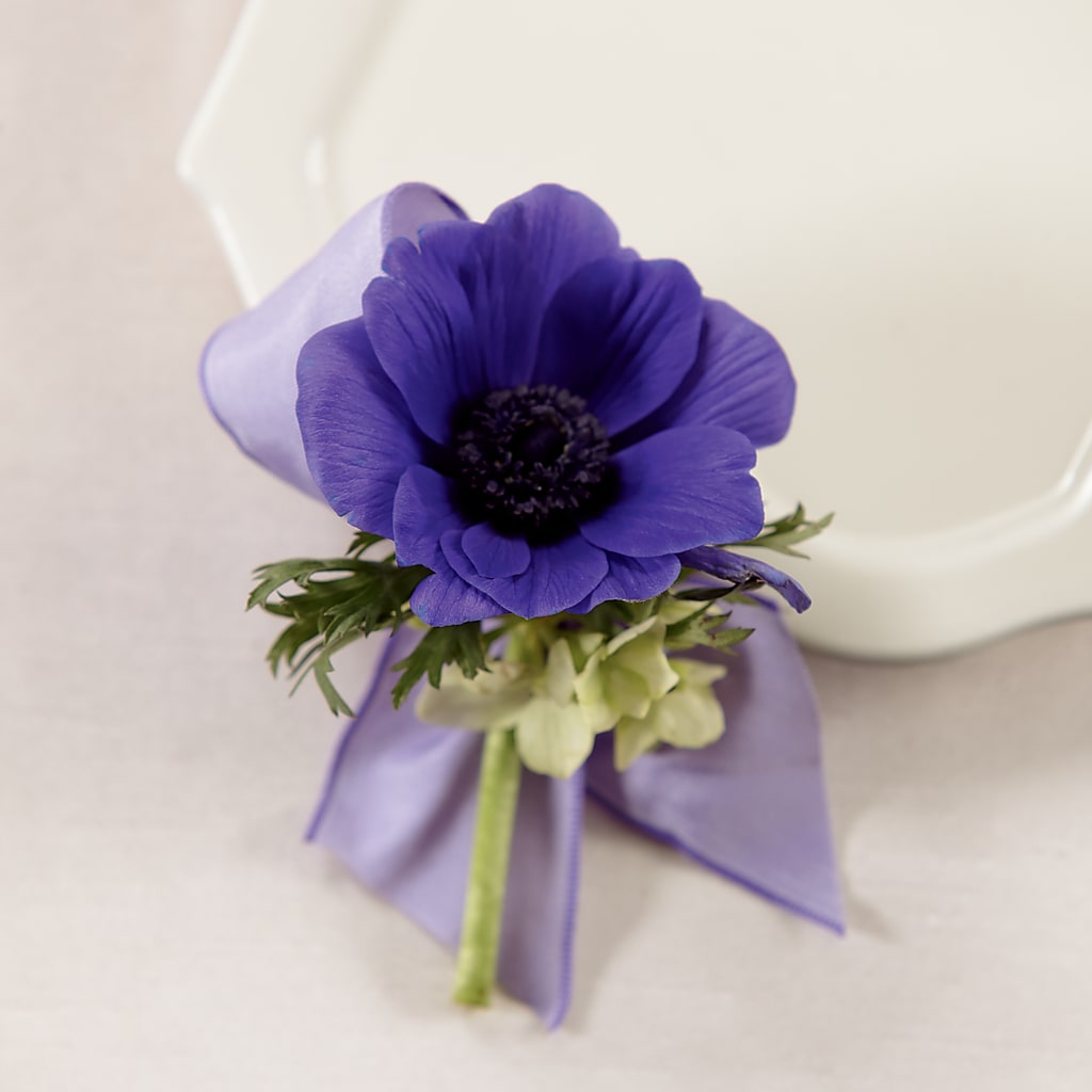 Purple Passion Boutonniere – Olas Flower, Bothell WA