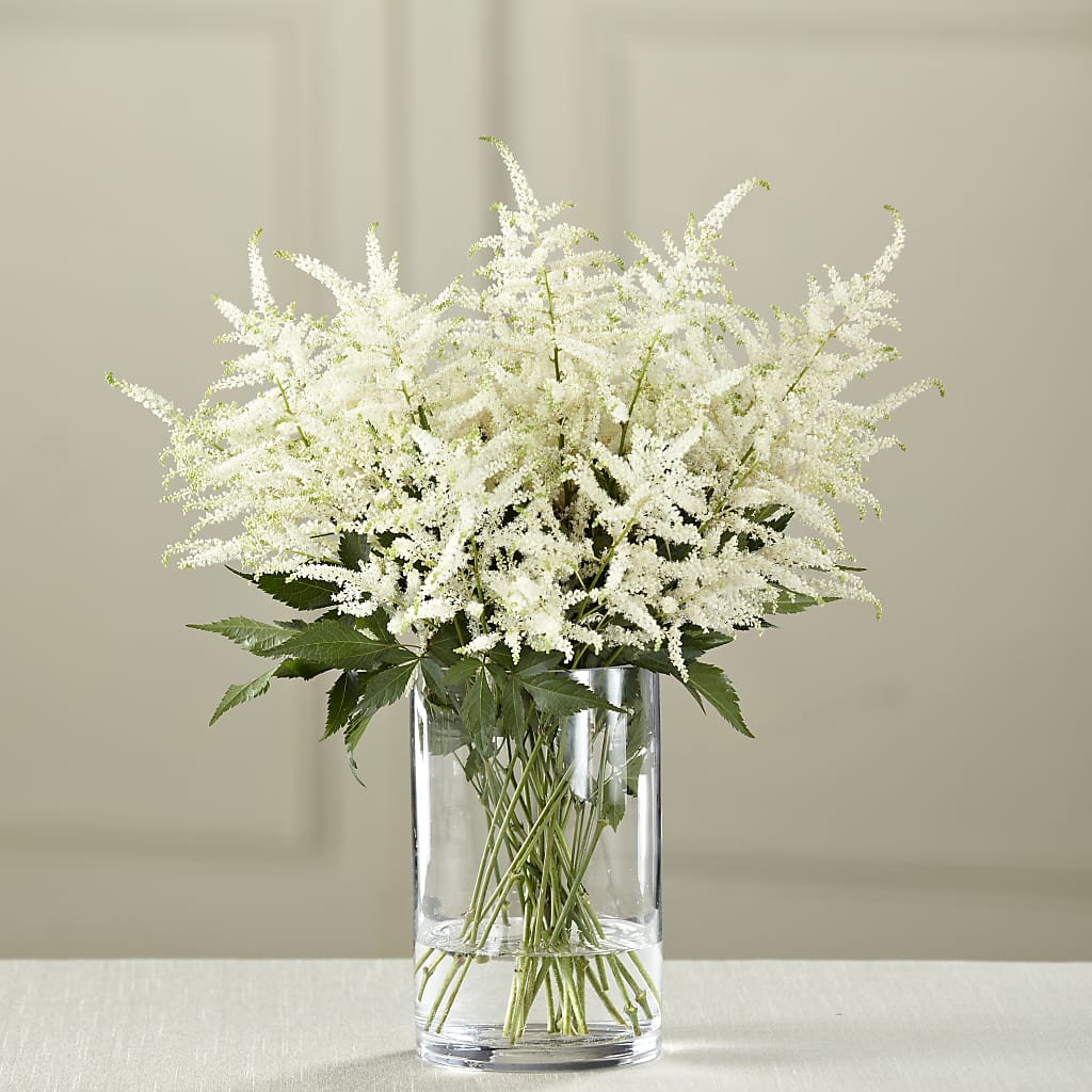 White Astilbe Bouquet – Olas Flower, Bothell WA
