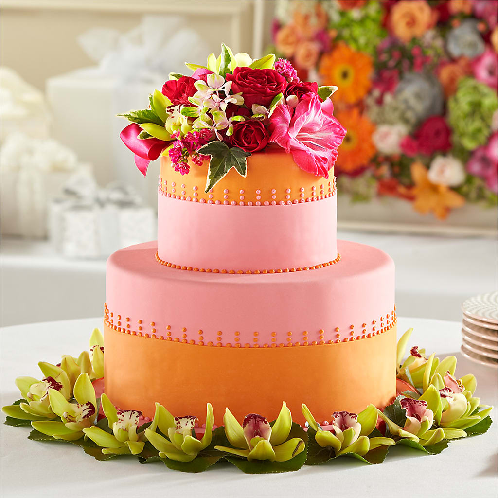 Sweet Citrus Cake Decor – Olas Flower, Bothell WA